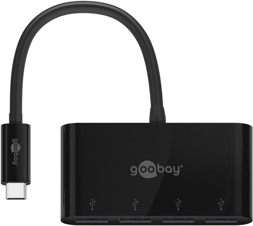 EAN 4040849610738 - Goobay 61073 hub de interfaz USB Tipo C 5000 Mbit/s Negro imagen 1