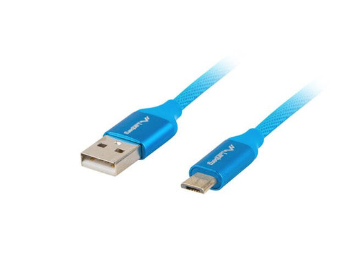EAN 5901969416459 - Lanberg CA-USBM-20CU-0010-BL cable USB USB 2.0 1 m Micro-USB A USB A Azul imagen 1