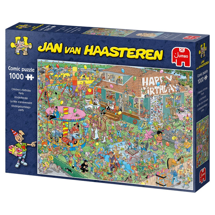 EAN 8710126200353 - Jan van Haasteren Children's Birthday Party 1000 pcs Puzzle rompecabezas 1000 pieza(s) Cómics imagen 5