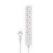 EAN 5901986047858 - Savio Power strip 5 sockets 5m white LZ-10 5 salidas AC Tipo C Blanco imagen 1