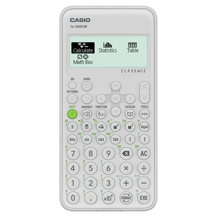 EAN 4549526615733 - Casio fx-350CW calculadora Bolsillo Calculadora científica Blanco imagen 1