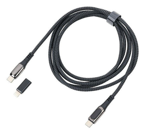 EAN 4024023038051 - TROIKA CBL20/BK cable USB 2 m USB C USB C/Lightning Negro imagen 1