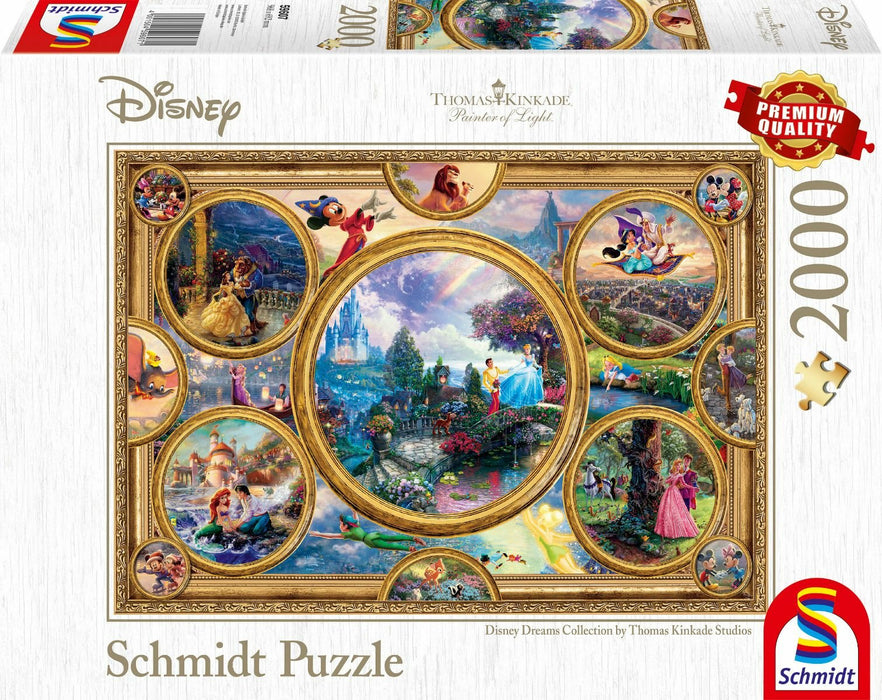 EAN 4001504596071 - Schmidt Spiele Thomas Kinkade Studios: Disney Dreams Collection Puzzle rompecabezas 2000 pieza(s) Dibujos imagen 1