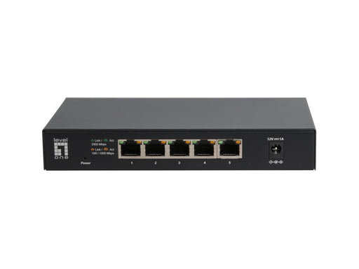 EAN 4015867237793 - LevelOne GEU-0525 switch No administrado 2.5G Ethernet (100/1000/2500) Negro imagen 2