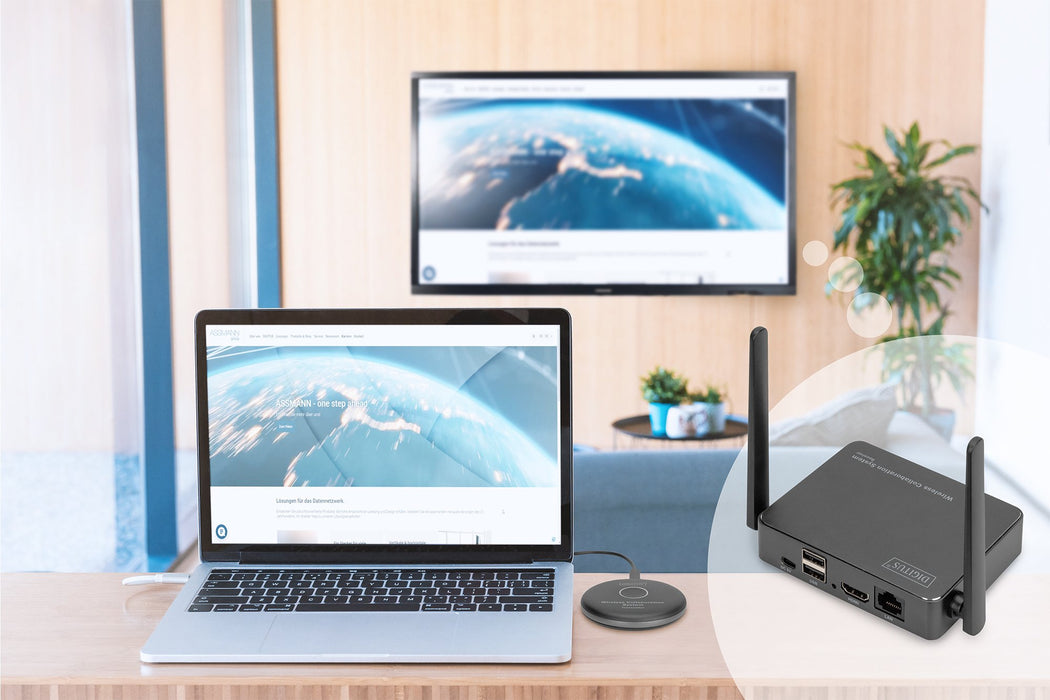 EAN 4016032478492 - Digitus DS-55317 sistema de presentación inalámbrico HDMI Escritorio imagen 3