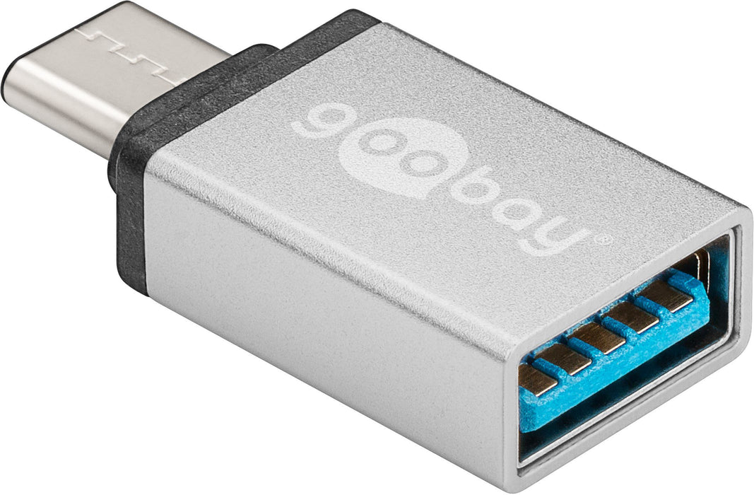 EAN 4040849566202 - Goobay 56620 cambiador de género para cable USB C USB A Plata imagen 1