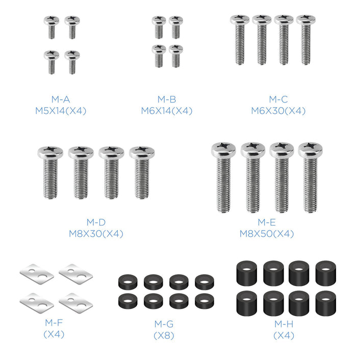 EAN 8433281008397 - TooQ LP42130T-B soporte para TV 2,54 m (100") Negro imagen 5