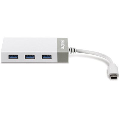 EAN 0710931180169 - Trendnet TUC-ETGH3 base para portátil y replicador de puertos USB 3.2 Gen 1 (3.1 Gen 1) Type-C Gris, Blan imagen 2