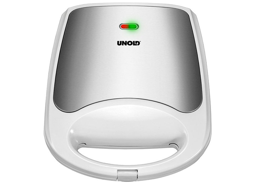 EAN 4011689484803 - Unold 48480 sandwichera 1100 W Acero inoxidable, Blanco imagen 1
