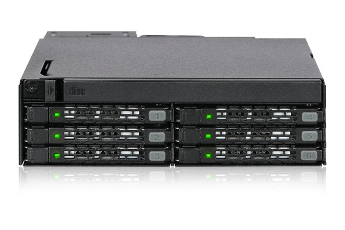 EAN 4713227445146 - Icy Dock MB606SPO-B panel bahía disco duro Negro imagen 1