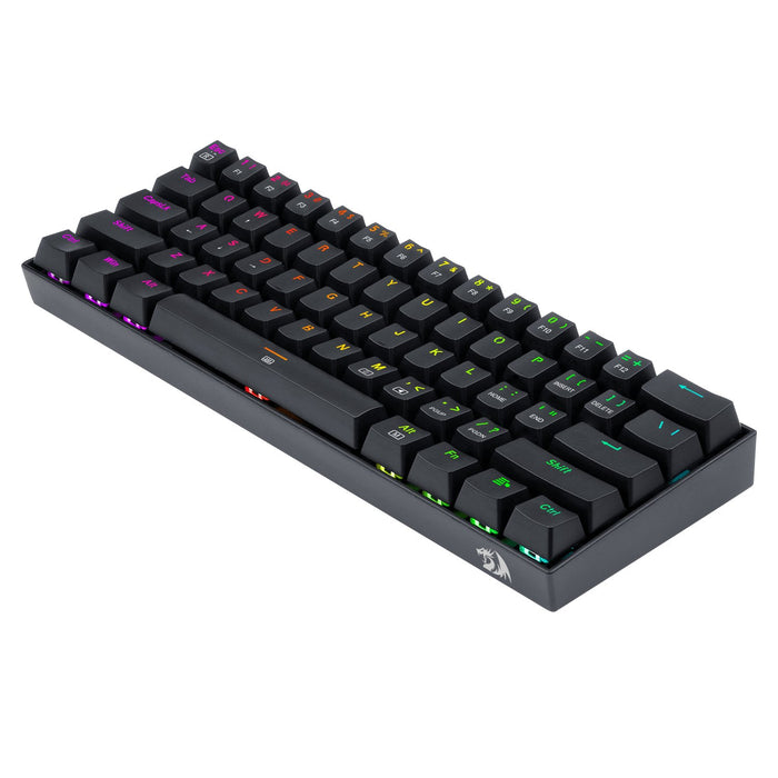 EAN 6950376713117 - REDRAGON K630RGB RED teclado Juego USB QWERTY Inglés Negro imagen 8