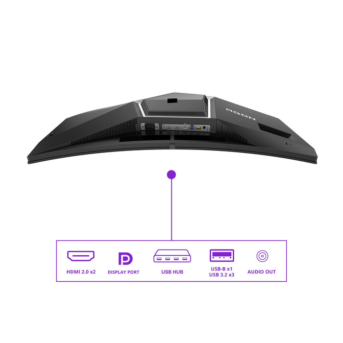 EAN 4038986112444 - AOC AGON PRO AG346UCD pantalla para PC 86,4 cm (34") 3440 x 1440 Pixeles Wide Quad HD QD-OLED Negro, Gris imagen 15