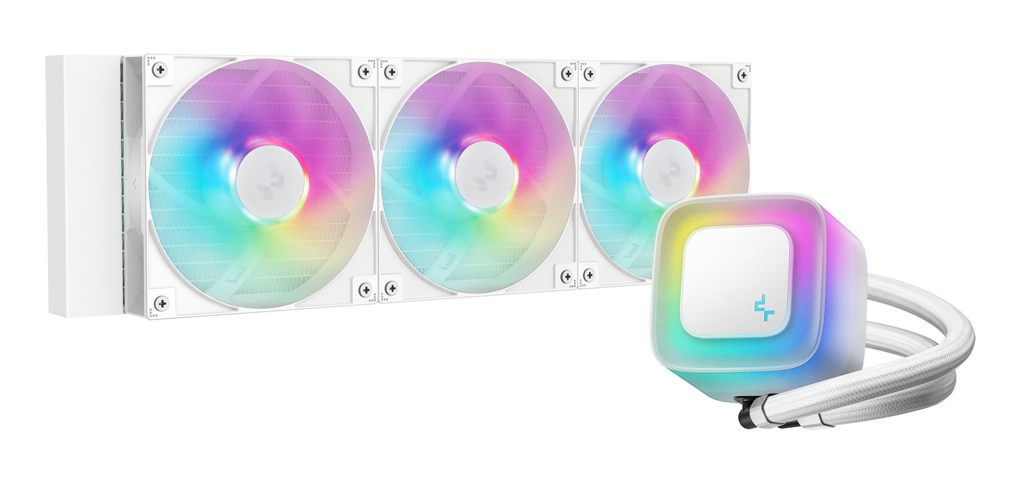 EAN 6933412729303 - DeepCool LE360 WH V2 Procesador Sistema de refrigeración líquida todo en uno 12 cm Blanco 1 pieza(s) imagen 1