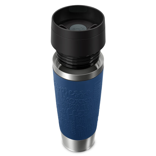 EAN 4009049544984 - EMSA Travel Mug Classic N2022100 taza de viaje 500 ml Negro, Azul, Acero inoxidable Acero inoxidable imagen 2
