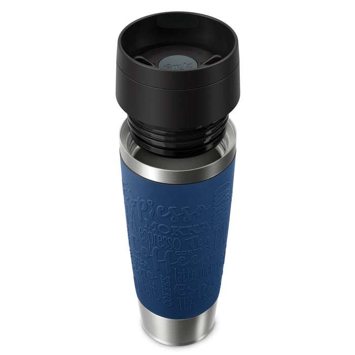 EAN 4009049544984 - EMSA Travel Mug Classic N2022100 taza de viaje 500 ml Negro, Azul, Acero inoxidable Acero inoxidable imagen 2