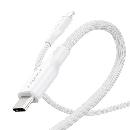 EAN 5715685027680 - PanzerGlass empower by ® Racing 240W USB-C to USB-C Cable | USB 2.0 | 2M | Silver White cable USB Blanco imagen 6