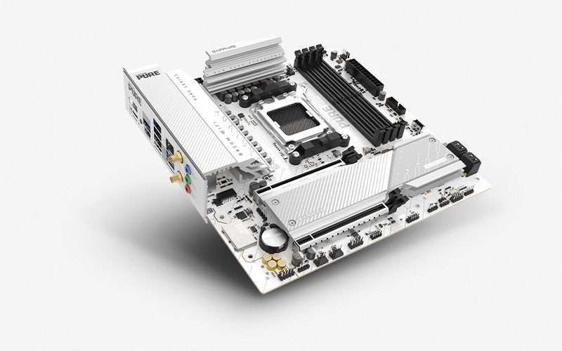 EAN 4895106296923 - Sapphire N-- PURE B850M WIFI 1xHDMI 1.4 1xDP 1.2 AMD B850 Zócalo AM5 micro ATX imagen 4