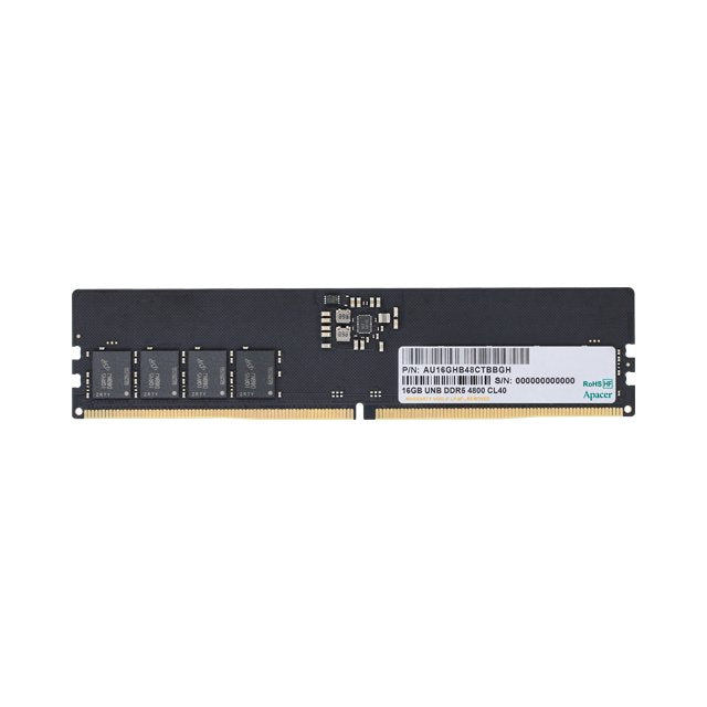 EAN 4712389908292 - Apacer AU16GHB48CTBBGH módulo de memoria 16 GB 1 x 16 GB DDR5 ECC imagen 1
