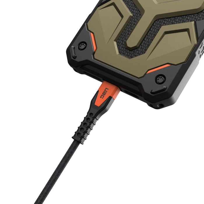 EAN 840283911620 - Urban Armor Gear Kevlar cable USB USB 2.0 1,5 m USB C Negro, Naranja imagen 2