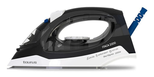 EAN 8414234187901 - Taurus Itaca Plancha vapor-seco Suela cerámica de nanoplata 2200 W Negro, Blanco imagen 1