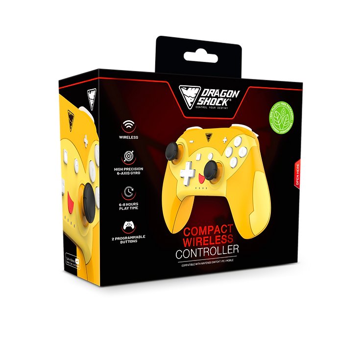 EAN 5425025593019 - Dragonshock PopTop Compact Naranja, Rojo, Amarillo Bluetooth Gamepad Nintendo Switch imagen 6