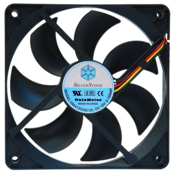 EAN 4710713963832 - Silverstone FN 122 Ventilador Negro imagen 1