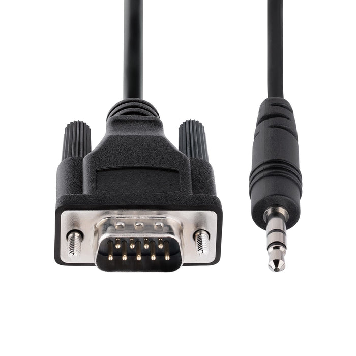 EAN 0065030893565 - StarTech.com 9M351M-RS232-CABLE cambiador de género para cable DB-9 3.5mm Negro imagen 4