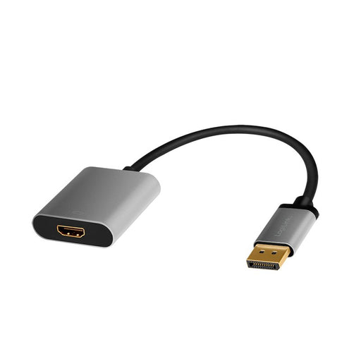 EAN 4052792062106 - LogiLink CDA0108 adaptador de cable de vídeo 0,15 m DisplayPort HDMI Negro, Gris imagen 1