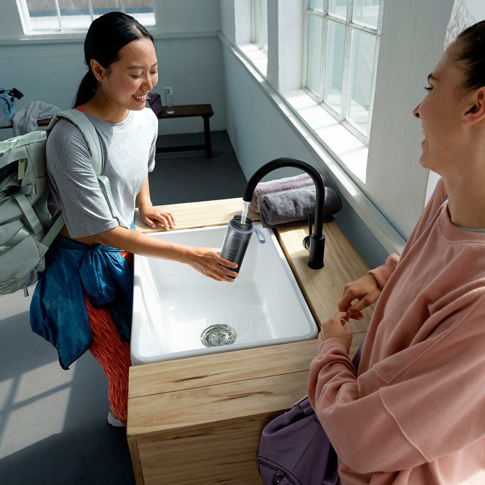 EAN 4006387128098 - Brita 1052248 filtro de agua Botella con filtro de agua 0,6 L Azul, Gris imagen 3