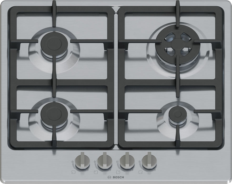 EAN 4242005484614 - Bosch Serie 4 PGH6B5K90 hobs Acero inoxidable Integrado 58 cm Encimera de gas 4 zona(s) imagen 2
