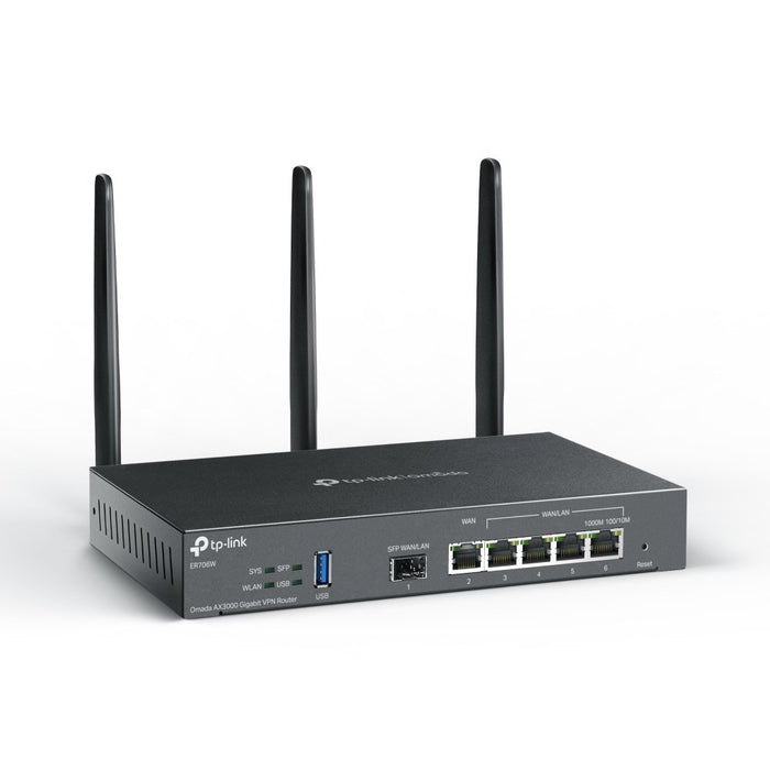 EAN 4895252500691 - TP-Link Omada ER706W router inalámbrico Gigabit Ethernet Doble banda (2,4 GHz / 5 GHz) Negro imagen 2