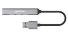 EAN 766623168427 - Manhattan 168427 hub de interfaz USB 3.2 Gen 1 (3.1 Gen 1) Type-A 5000 Mbit/s Gris imagen 5