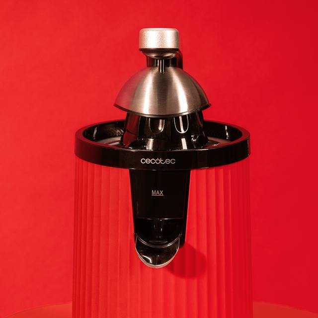 EAN 8435484038997 - Cecotec Xqueeze RetroJuice 600 Exprimidor lenta 600 W Negro, Rojo, Acero inoxidable imagen 7