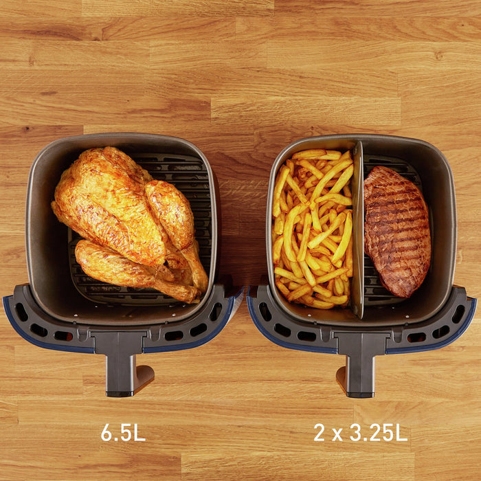 EAN 3045387290849 - Tefal Easy Fry & Grill EY8014 Doble 6,5 L Independiente 1830 W Freidora de aire caliente Azul imagen 5
