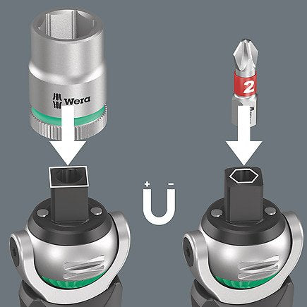 EAN 4013288221834 - Wera 05004280001 llave de carraca 13 pieza(s) Negro, Verde imagen 4