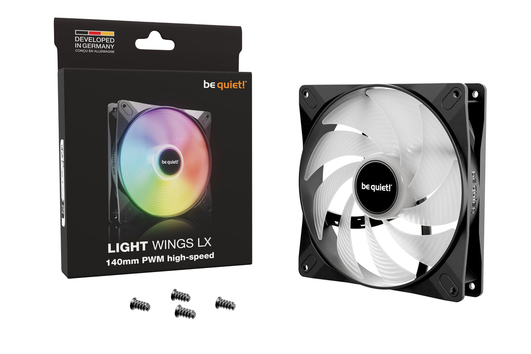 EAN 4260052191675 - be quiet! LIGHT WINGS LX 140mm PWM high-speed Carcasa del ordenador Ventilador 14 cm Negro 1 pieza(s) imagen 5