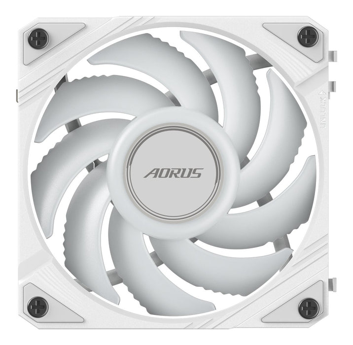 EAN 4719331555207 - GIGABYTE AORUS EZ CHAIN FAN 120 ICE Placa base Ventilador 12 cm Blanco 1 pieza(s) imagen 5
