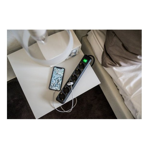 EAN 4007123133130 - Brennenstuhl 1159500400 base múltiple 3 m 6 salidas AC Interior Negro imagen 1