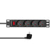 EAN 4052792046601 - LogiLink PDU4B01 unidad de distribución de energía (PDU) 4 salidas AC 1U Negro imagen 1