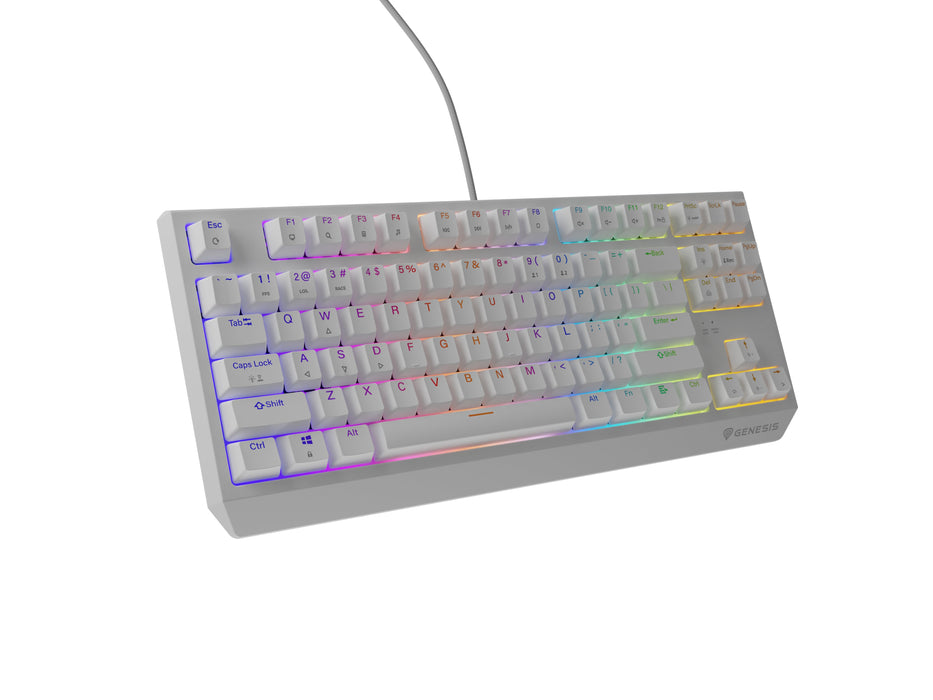 EAN 5901969443301 - GENESIS Thor 230 TKL teclado Juego USB + RF Wireless + Bluetooth QWERTY Blanco imagen 16