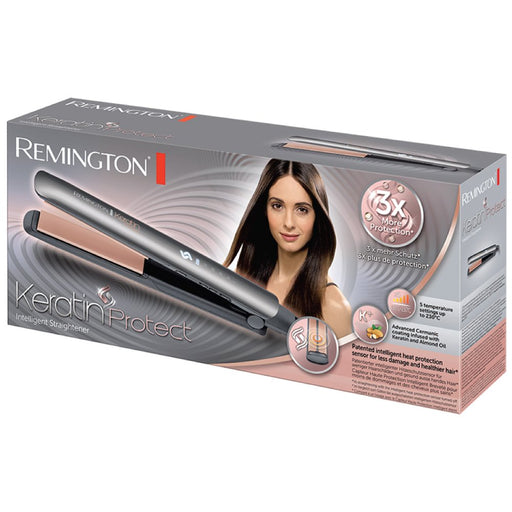 EAN 4008496938322 - Remington S 8598 Plancha de pelo Caliente Negro, Gris 3 m imagen 2