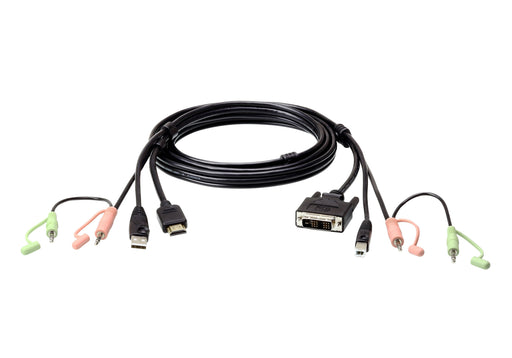 EAN 4719264645648 - ATEN 2L-7D02DH cable para video, teclado y ratón (kvm) Negro imagen 1