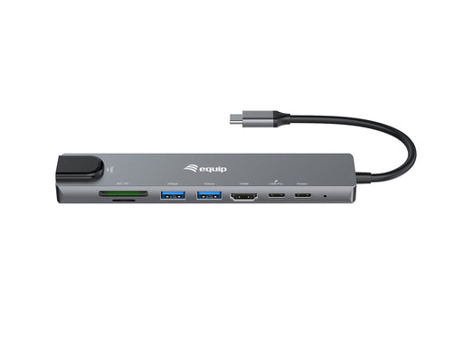 EAN 4015867239735 - Equip 133497 base para portátil y replicador de puertos Alámbrico USB Tipo C Negro, Gris imagen 2