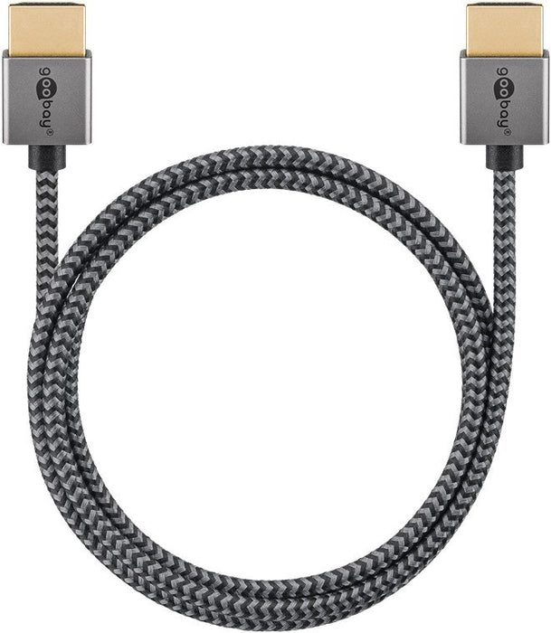 EAN 4040849757587 - Goobay 75758 cable HDMI 2 m HDMI tipo A (Estándar) Gris imagen 1