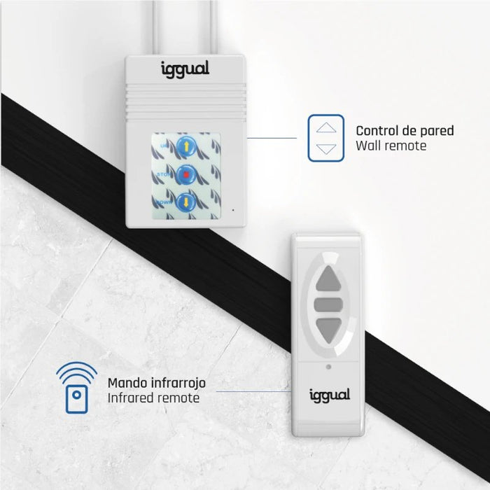 EAN 8435364308912 - iggual PSIES240 pantalla de proyección 3,39 m (133.5") 1:1 imagen 3
