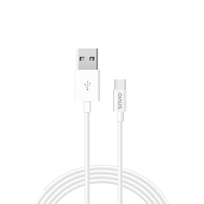 EAN 5901986044598 - Savio CL-126 cable USB USB 2.0 1 m USB C USB A Blanco imagen 1