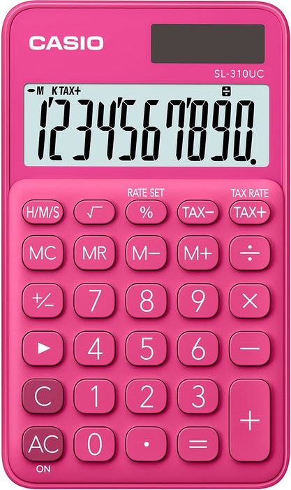 EAN 4549526612824 - Casio SL-310UC-RD calculadora Bolsillo Calculadora básica Rojo imagen 1