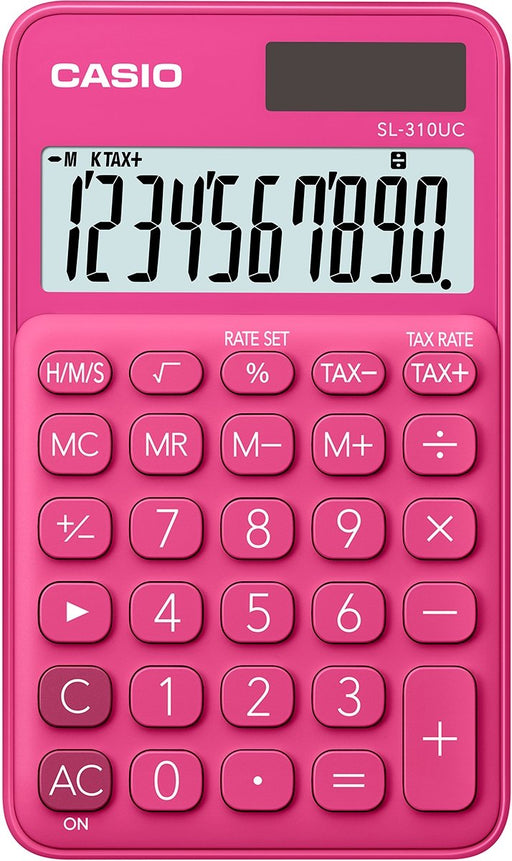 EAN 4549526612824 - Casio SL-310UC-RD calculadora Bolsillo Calculadora básica Rojo imagen 1