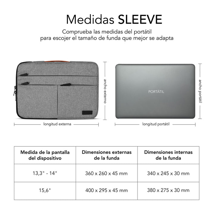 EAN 8436586742720 - SUBBLIM SUBLS-AP36051 maletines para portátil 39,6 cm (15.6") Gris imagen 7
