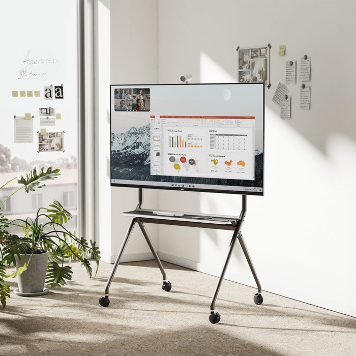 EAN 8436574708271 - AISENS FT86FE-143 soporte para pantalla de señalización 2,18 m (86") Gris imagen 7